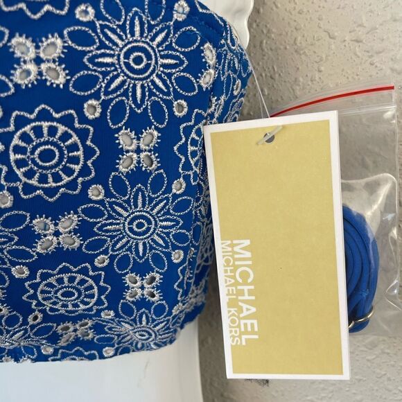 NWT MICHAEL Michael Kors Bikini Top Size M - Picture 3 of 4